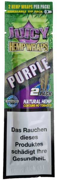 Juicy Hemp Wraps - Purple 2er (1x2)