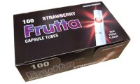 Frutta Strawberry Filterh&uuml;lsen mit Aromakapsel 100...