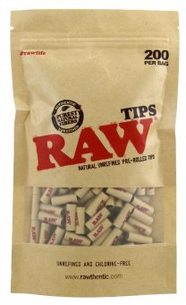 RAW-Pre Rolled Tips-Bag &aacute; 200 Stck.